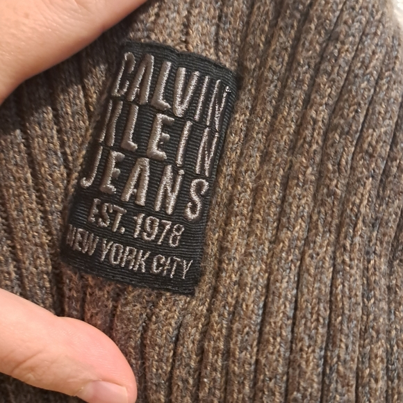 Calvin klein brown sweater size m - Picture 4 of 6
